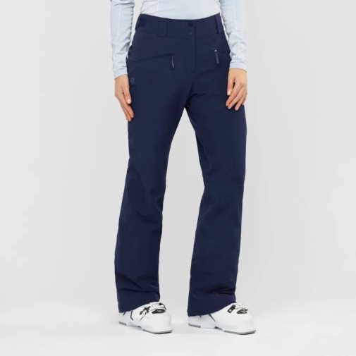 Pantalones De Esquí Salomon Edge Mujer Azul Marino | MX GOEN521